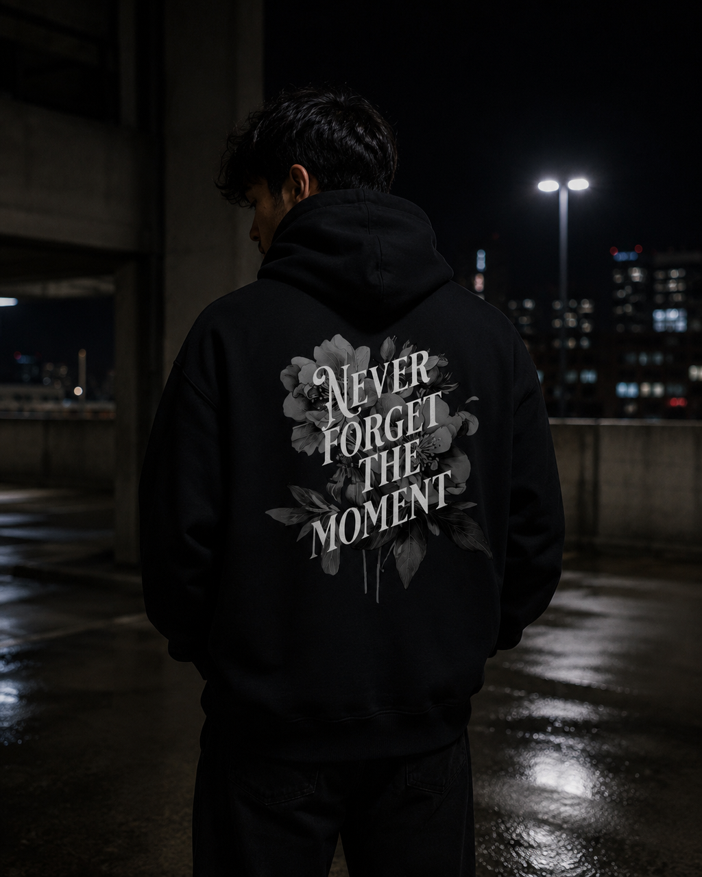 NEVER FORGET THE MOMENT Heavyweight Hoodie