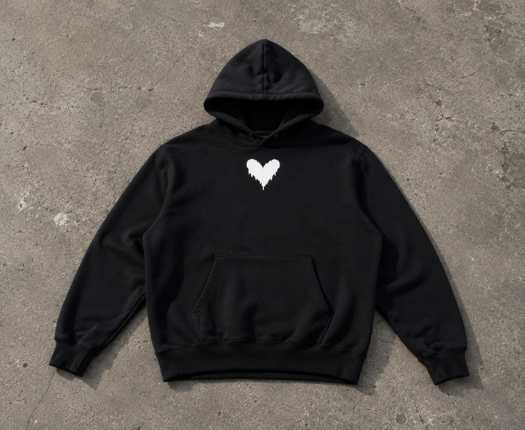 After2AM Black Heavyweight Hoodie