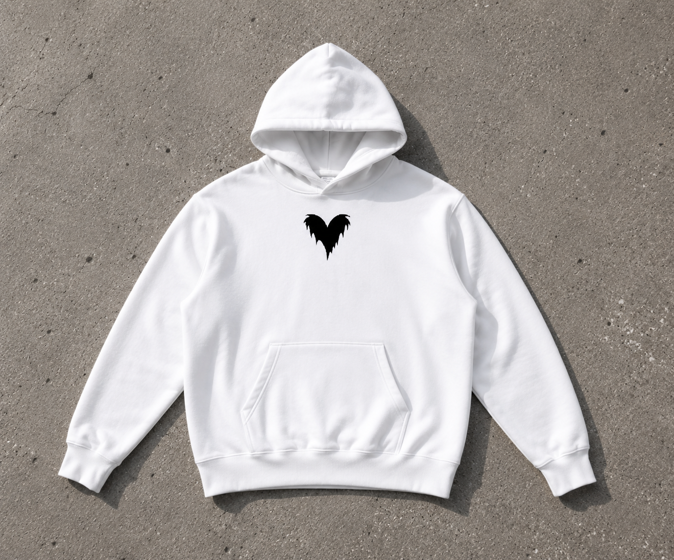After2AM White Heavyweight Hoodie